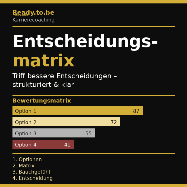 Entscheidungsmatrix Cover