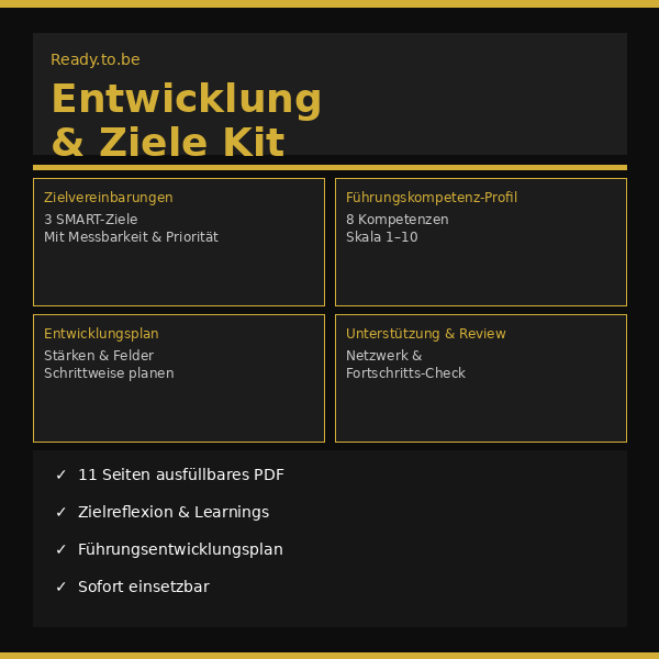 Entwicklungs- & Ziel-Kit Cover