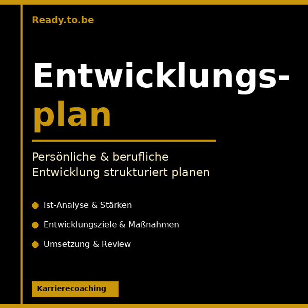 Entwicklungsplan Cover